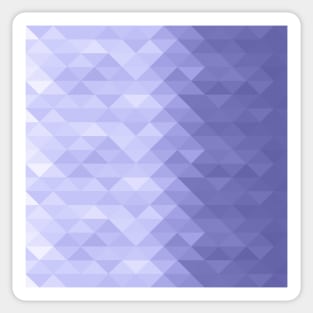 Very peri Purple violet triangle geometric squares pattern Sticker